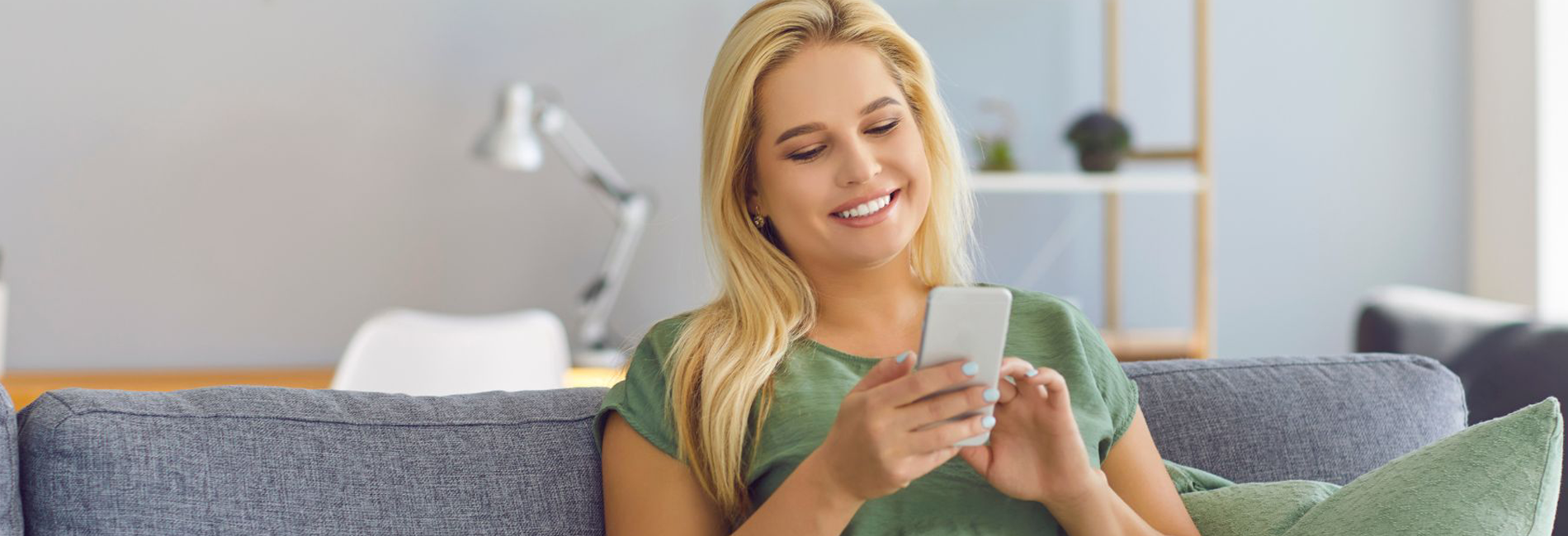 woman on a phone